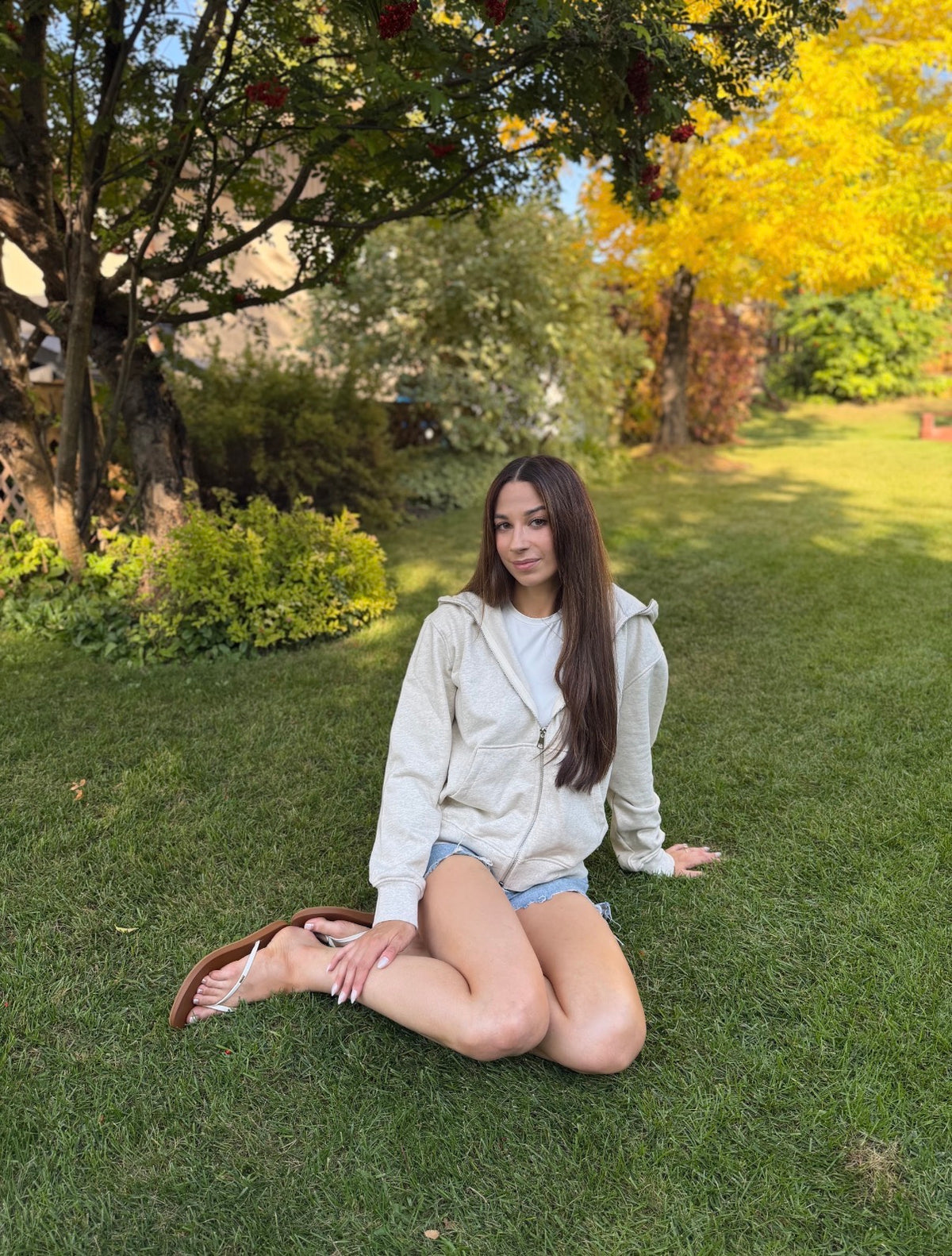 Oversized Full Zip Hoodie | 100% Cotton French Terry