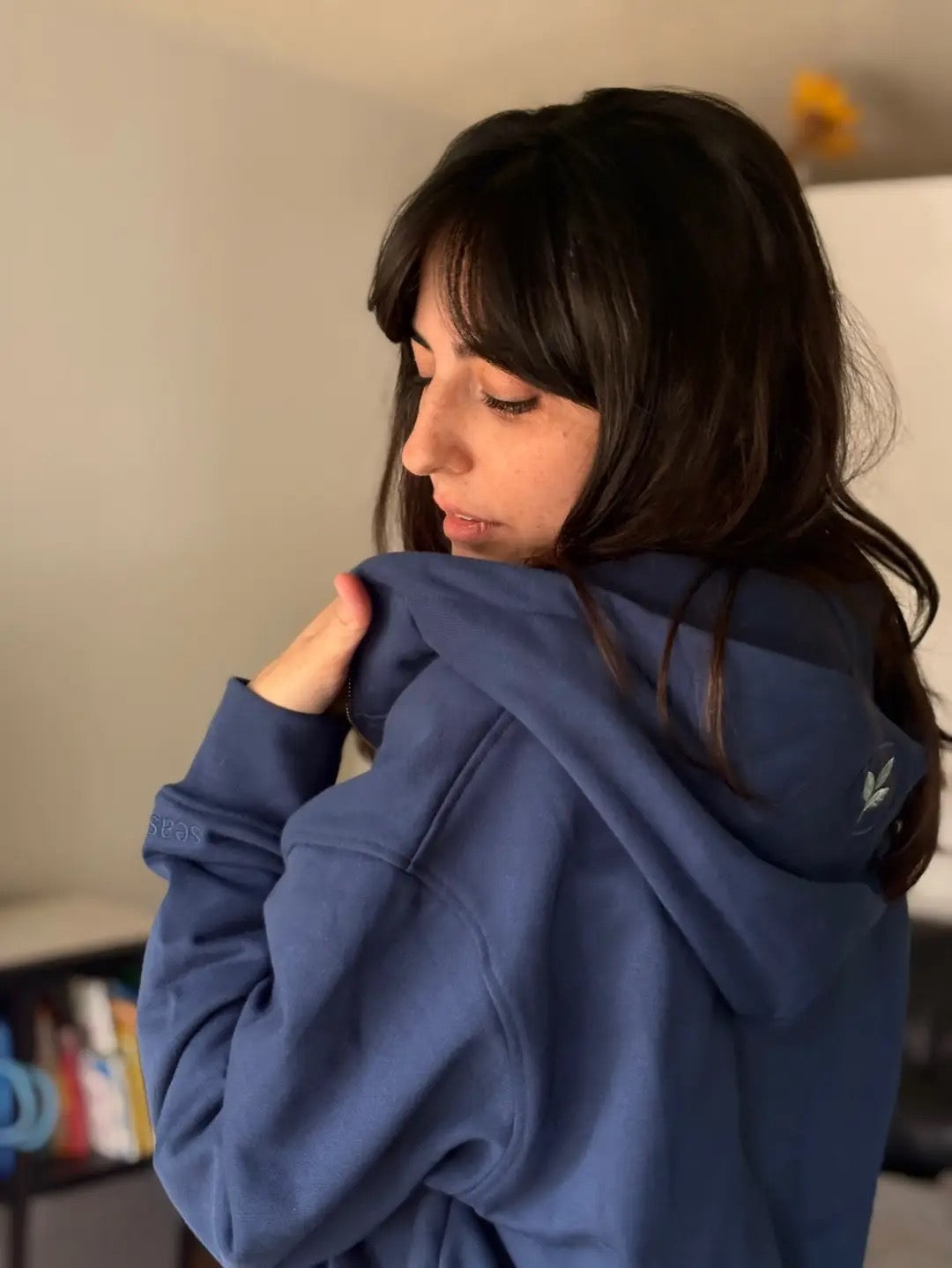 Oversized Full Zip Hoodie | 100% Cotton French Terry