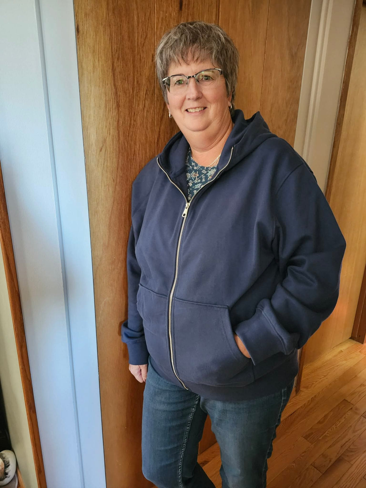 Oversized Full Zip Hoodie | 100% Cotton French Terry