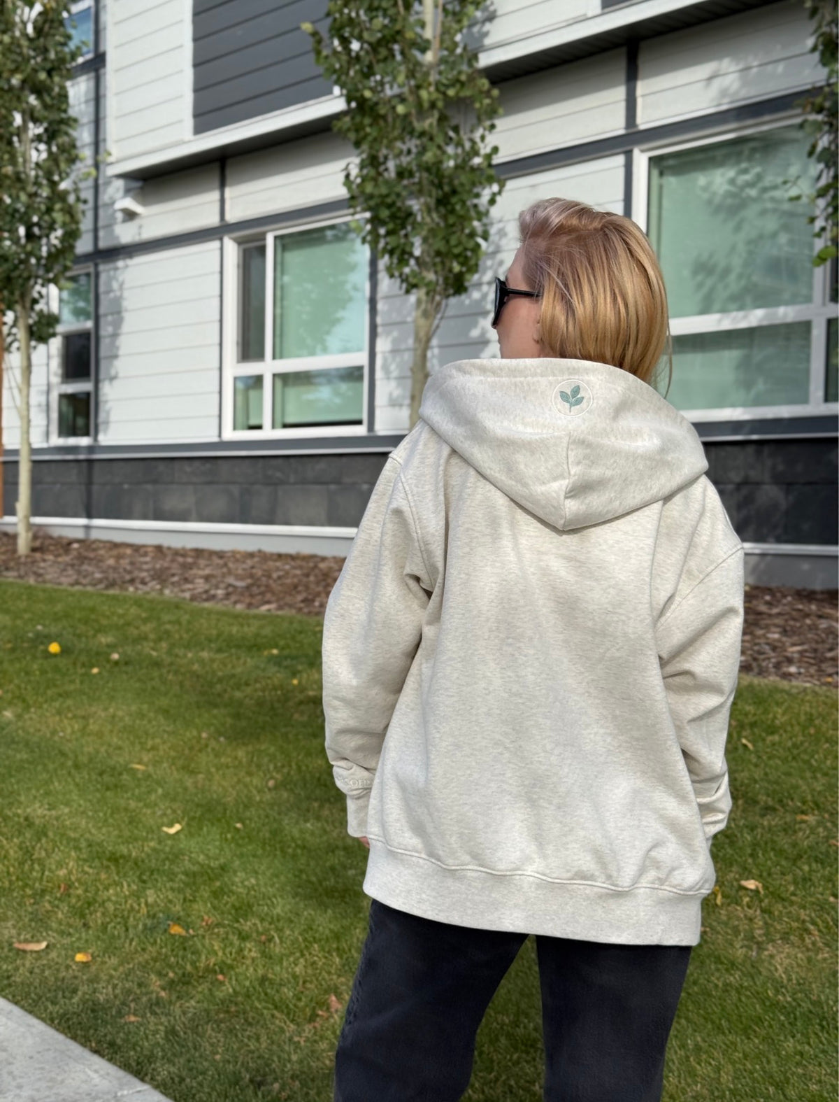 Oversized Full Zip Hoodie | 100% Cotton French Terry